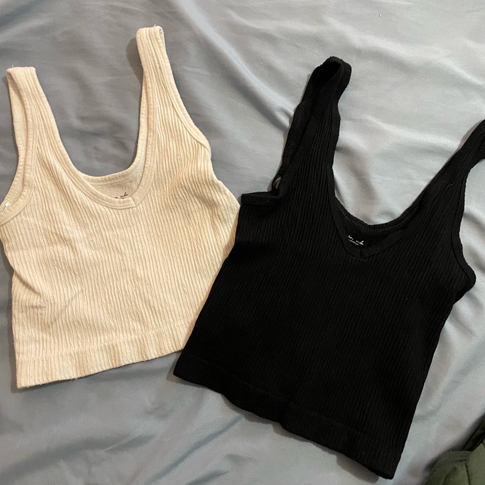 Urban Outfitters Black & White Tank Bundle
